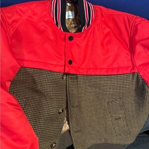 Burberry varsity jacket men’s 2xl